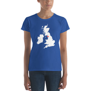 My Heart is in Ambleside, England Charlotte Mason Women's short sleeve t-shirt