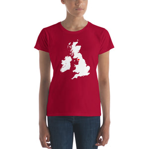 My Heart is in Ambleside, England Charlotte Mason Women's short sleeve t-shirt