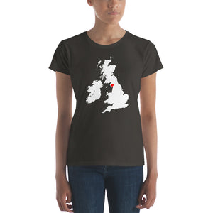 My Heart is in Ambleside, England Charlotte Mason Women's short sleeve t-shirt