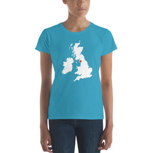 My Heart is in Ambleside, England Charlotte Mason Women's short sleeve t-shirt